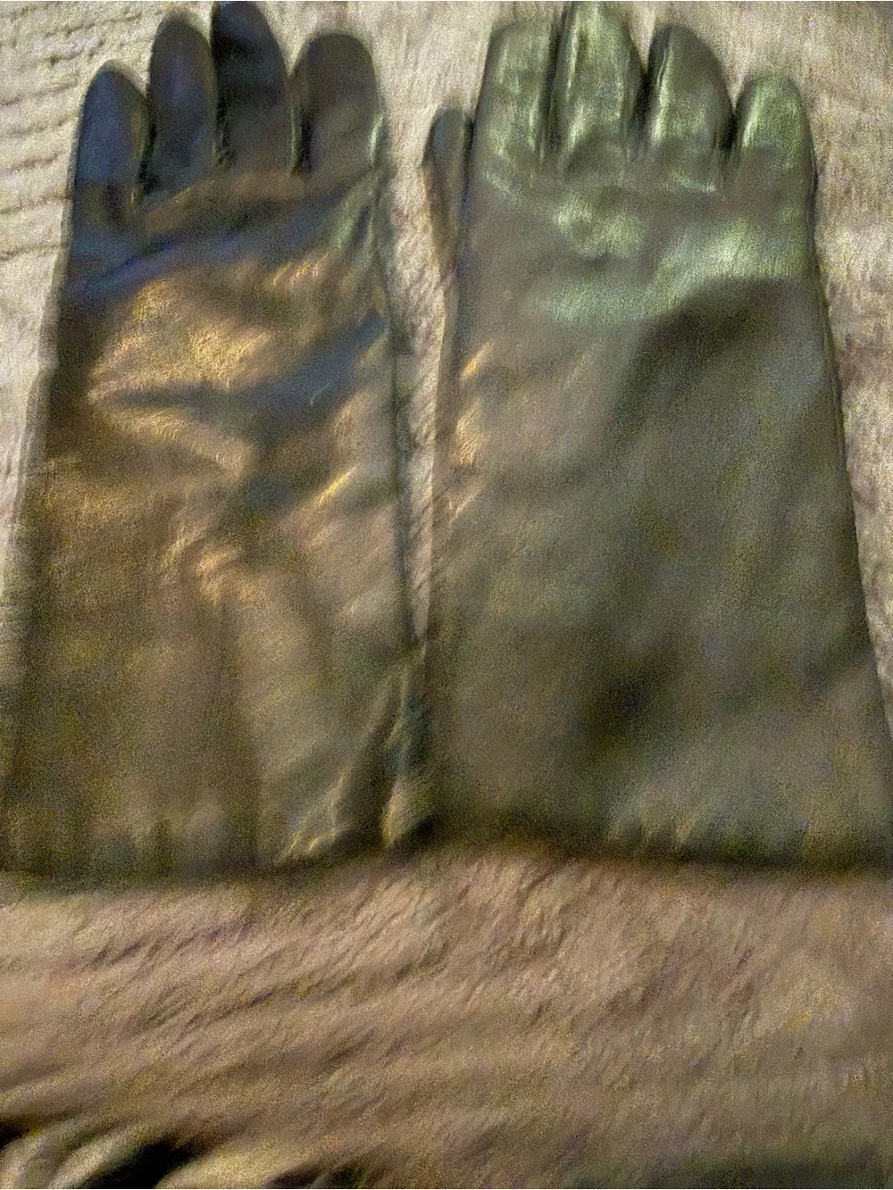 Classic Black Leather Women's Gloves